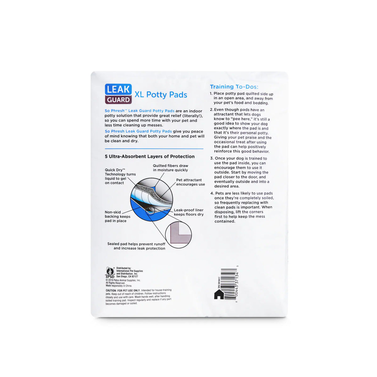 10 -Pack 28-In X 30-In Quick Dry Technology Training Pads