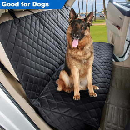 Bench Car Seat Cover Protector, Waterproof Heavy-Duty, Black
