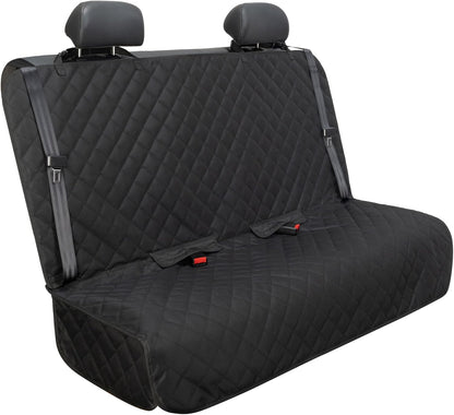 Bench Car Seat Cover Protector, Waterproof Heavy-Duty, Black